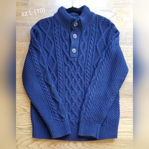 GAP Kids Navy Cable Knit Sweater